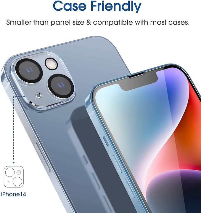 amFilm Tempered Glass Screen Protector + Camera Lens Protector