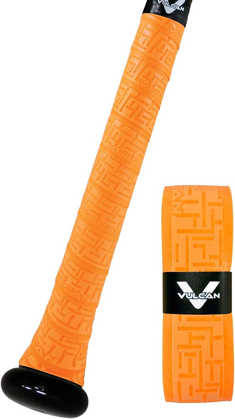 Vulcan Bat Grip - 0.50mm, 1.00mm, 1.75mm | Perfect for Baseball & Softball | Various Colors Available