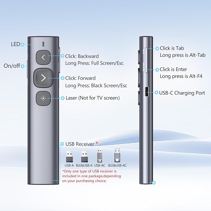 Norwii N95 Presentation Clicker, PowerPoint Clicker