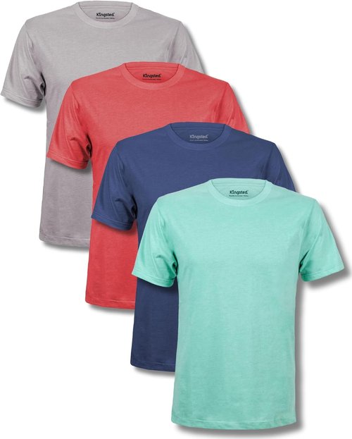Kingsted Men's T-Shirts - Super Soft Premium Fabric - Comfortable Classic Fit - Pack of 3