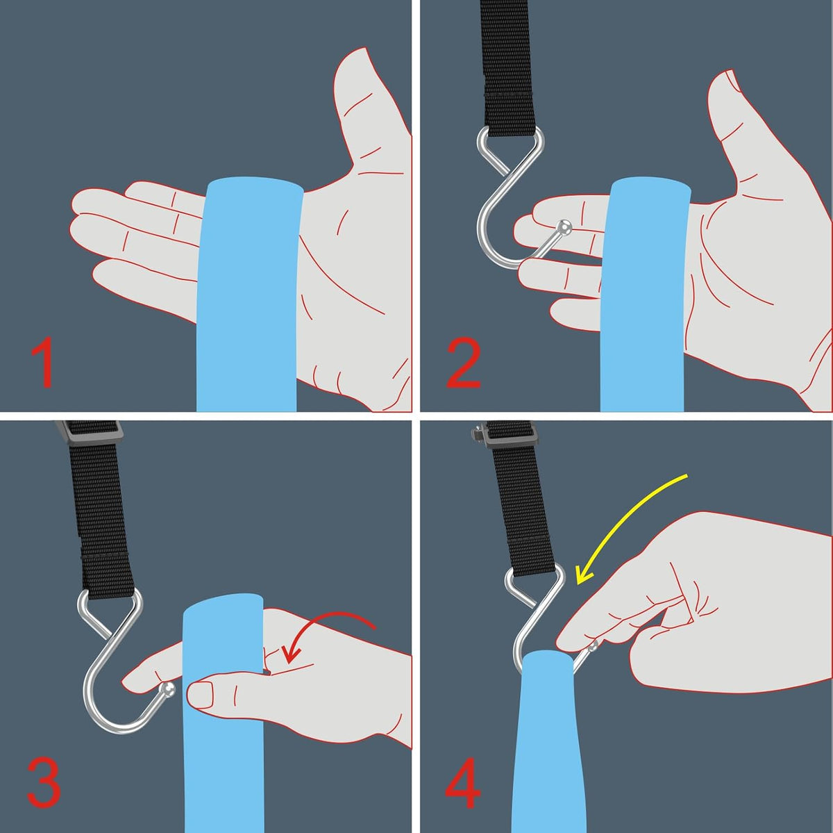 Car Seat Headrest Hooks, 2 Packs