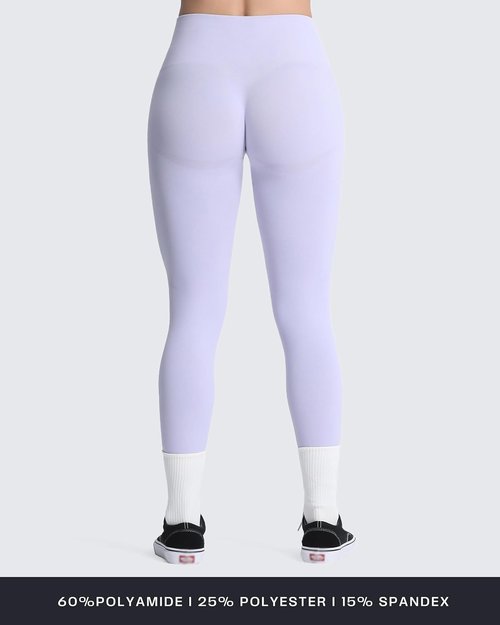 Aoxjox Seamless Workout Leggings for Women - High Waisted Smile Contour Yoga Pants | 26" Length