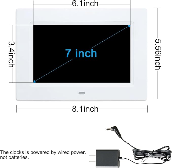 Digital Dementia Clock for Seniors