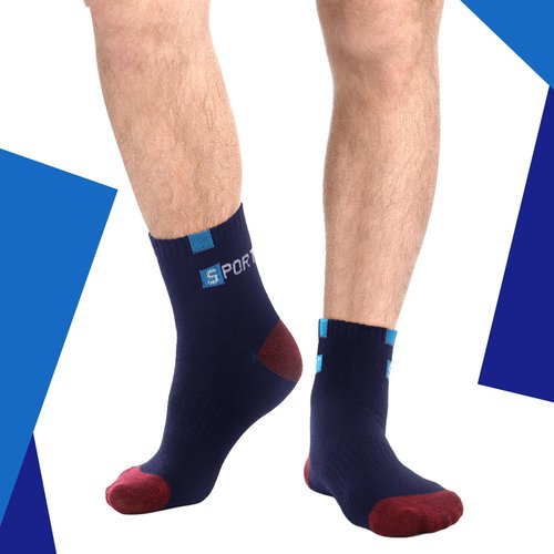 Bencailor 15 Pairs Mens Crew Socks Breathable Athletic Lightweight Sport Comfort Socks for Men(White, Black, Blue, Gray,9-12)