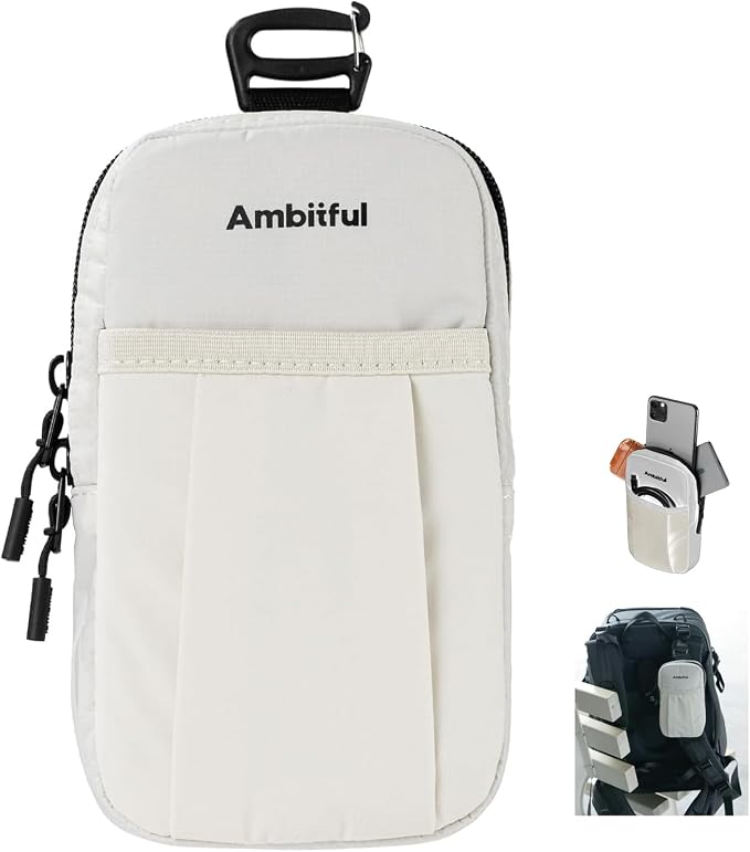 AMBITFUL Compact Sports Camera Bag, Shoulder Strap Storage Case, 3.94 x 1.57 x