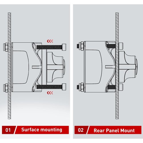 Nilight Heavy Duty Battery Switch - 12V/24V/48V 275A On/Off Power Cut Isolator for Truck, RV, Boat