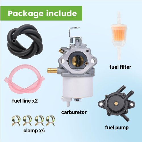 Aylux FE290 Carburetor with Fuel Pump for Golf Cart Club Car DS & Precedent Turf Carryall Carb 1992-1997 FE290 Kawasaki Engine Replace 1016438 1016439 1016440 1016441 1016478