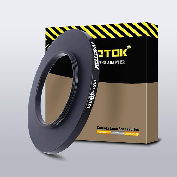 42mm Lens to 49mm Camera Lens Adapter, 42mm to 49mm Filter Step up Ring Adapter