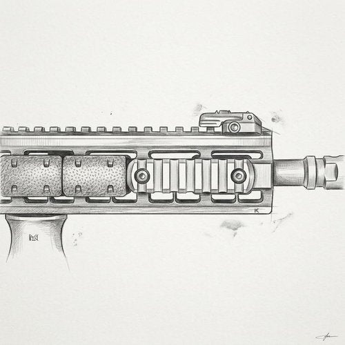 360 Tactical 7 Slots M-LOK Rail Section for M Lok Handguard Seven Slots Rail Picatinny Rail (Set of 4 Pieces- Black)