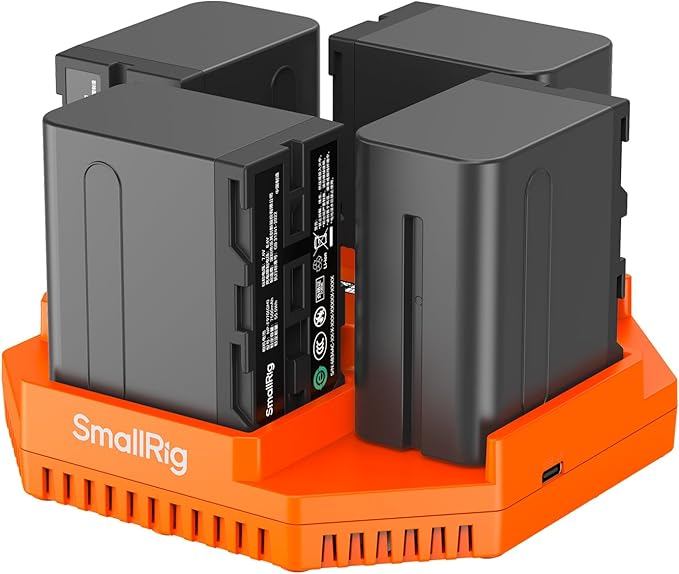SmallRig 4 Pack 7800mAh Replacement Battery