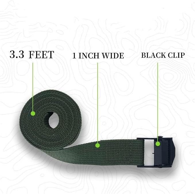 Heavy Duty Trail Camera Strap 4-Pack – 440lbs Adjustable Nylon Straps