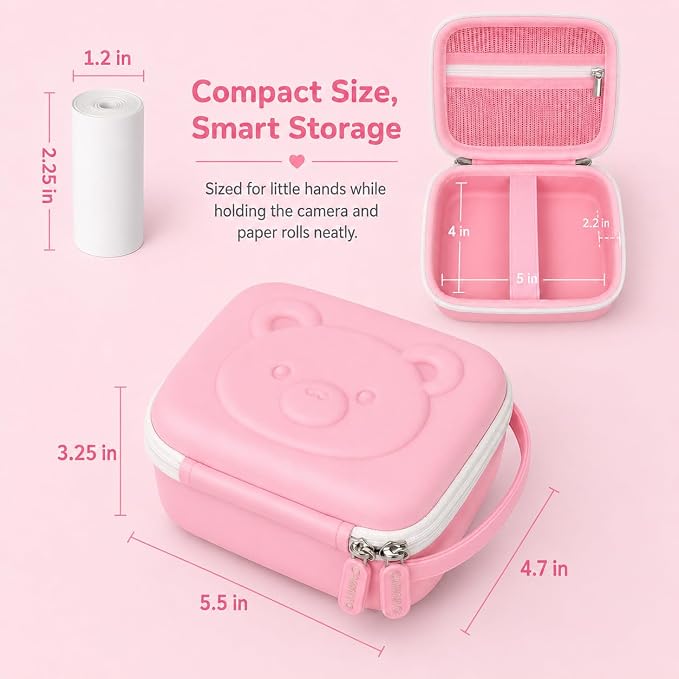 PAIYULE Kids Instant Print Camera Case