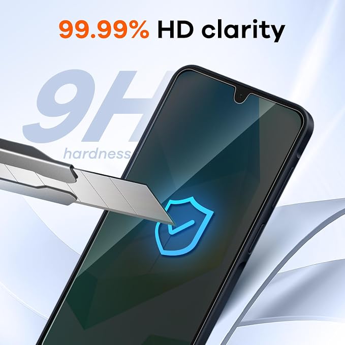 3+3 Pack for Samsung Galaxy A26 5G Privacy Screen Protector & Phone Camera Lens