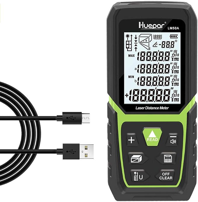 Huepar Laser Distance Measure 165Ft