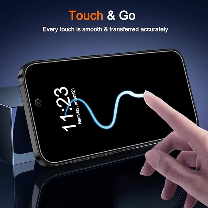 Milomdoi 3 Pack Privacy Screen Protector