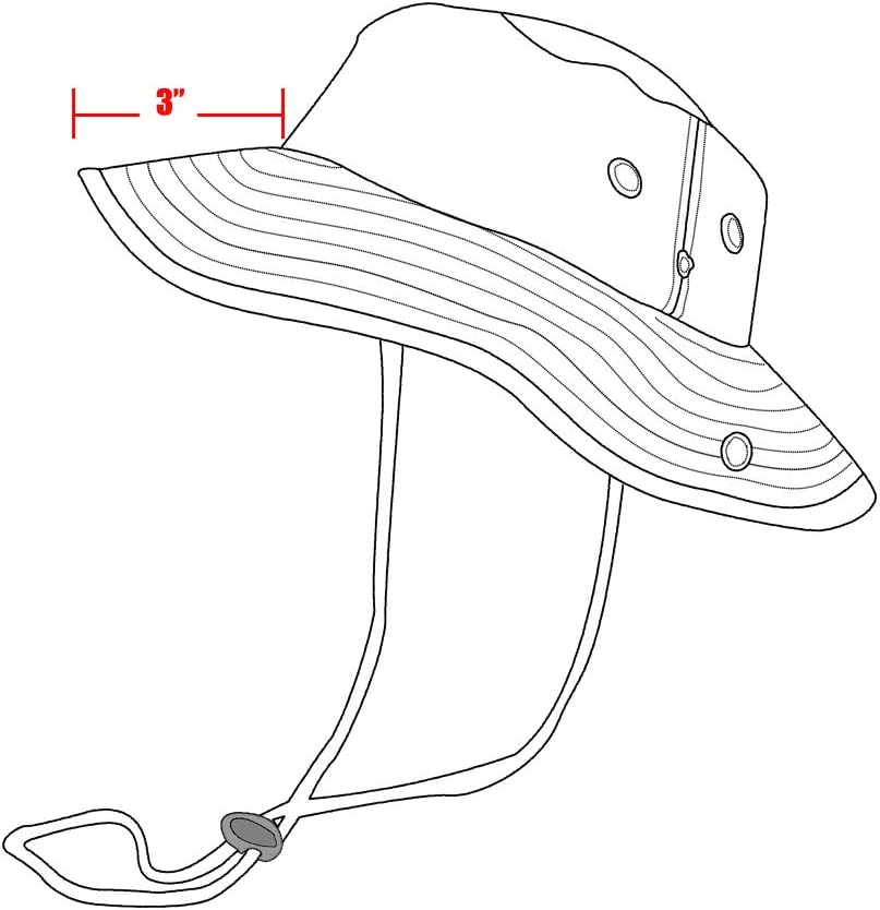 Skiennix Bucket Hat - Wide Brim UV Sun Protection for Hiking & Fishing | Unisex Safari Style