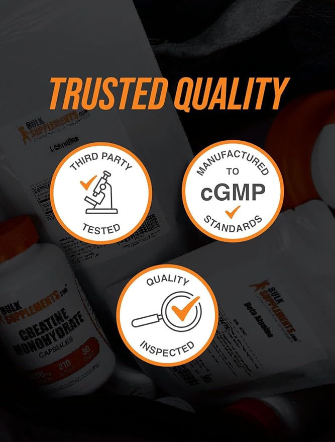 BulkSupplements.com Alpha GPC Powder - Choline Supplements, Alpha GPC 300mg - Acetylcholine Supplements, Unflavored & Gluten Free, 600mg per Serving, 500g (1.1 lbs) (Pack of 1)