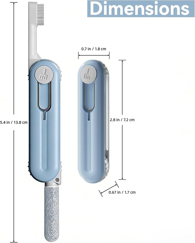 Electronic Cleaning Kit for Earbuds Phone, 3-in-1 Cleaner Tool