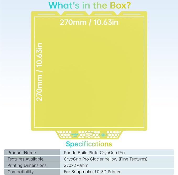 BIQU CryoGrip Pro Glacier Yellow Compatible