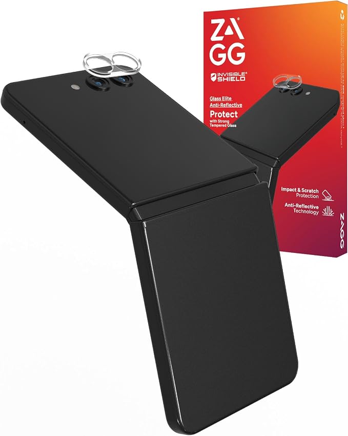 ZAGG Glass Elite Anti-Reflective Samsung Galaxy Z Flip6 Camera Lens Protector