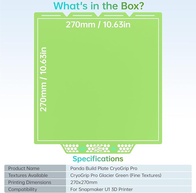 BIQU CryoGrip Pro Glacier Green Compatible