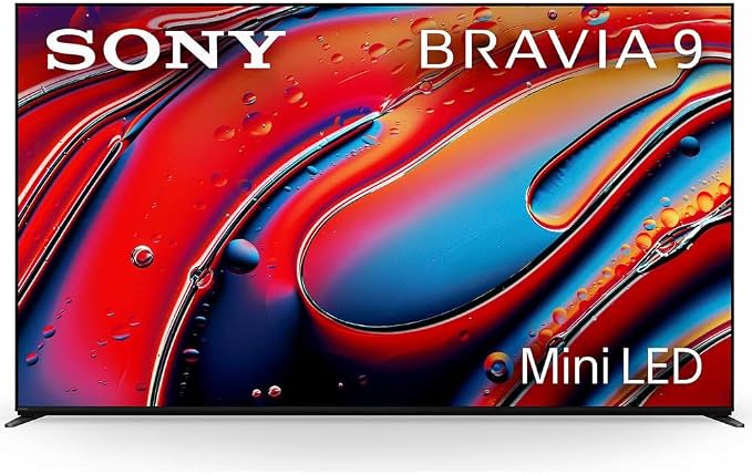 Sony BRAVIA 9 K75XR90 75 Inch 4K HDR Smart QLED Mini-LED TV (2024) Bundle with Deco Gear 4K HDMI 2.0 Cable w/Pure Copper Conductors x2 & CPS Exclusive 50 Month Protection Pack (BEACH-CPS-504000)