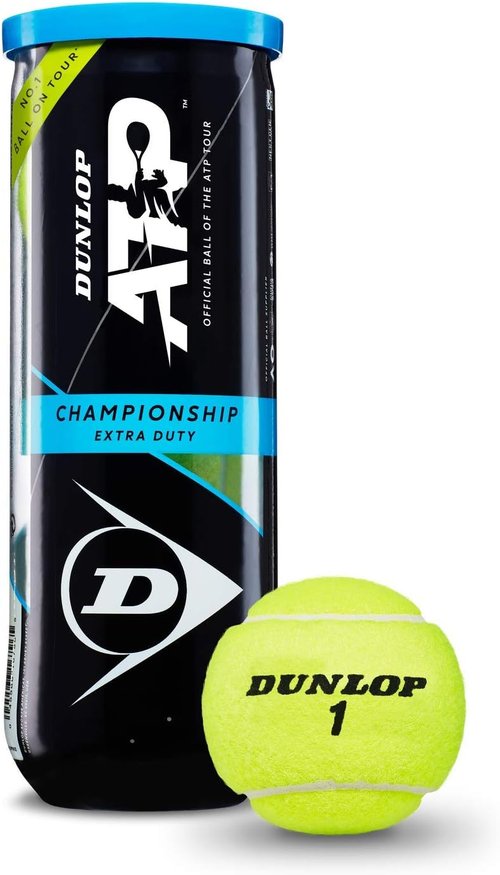 Dunlop Sports ATP Championship Tennis Balls - Premium Performance | Ideal for All Court Surfaces