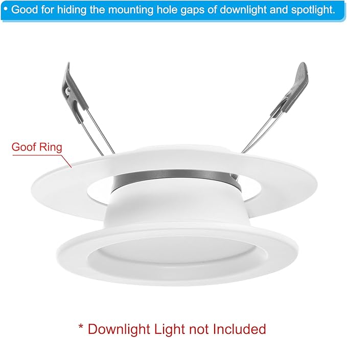 PATIKIL 4.1" ID 5.9" OD Light Trim Ring