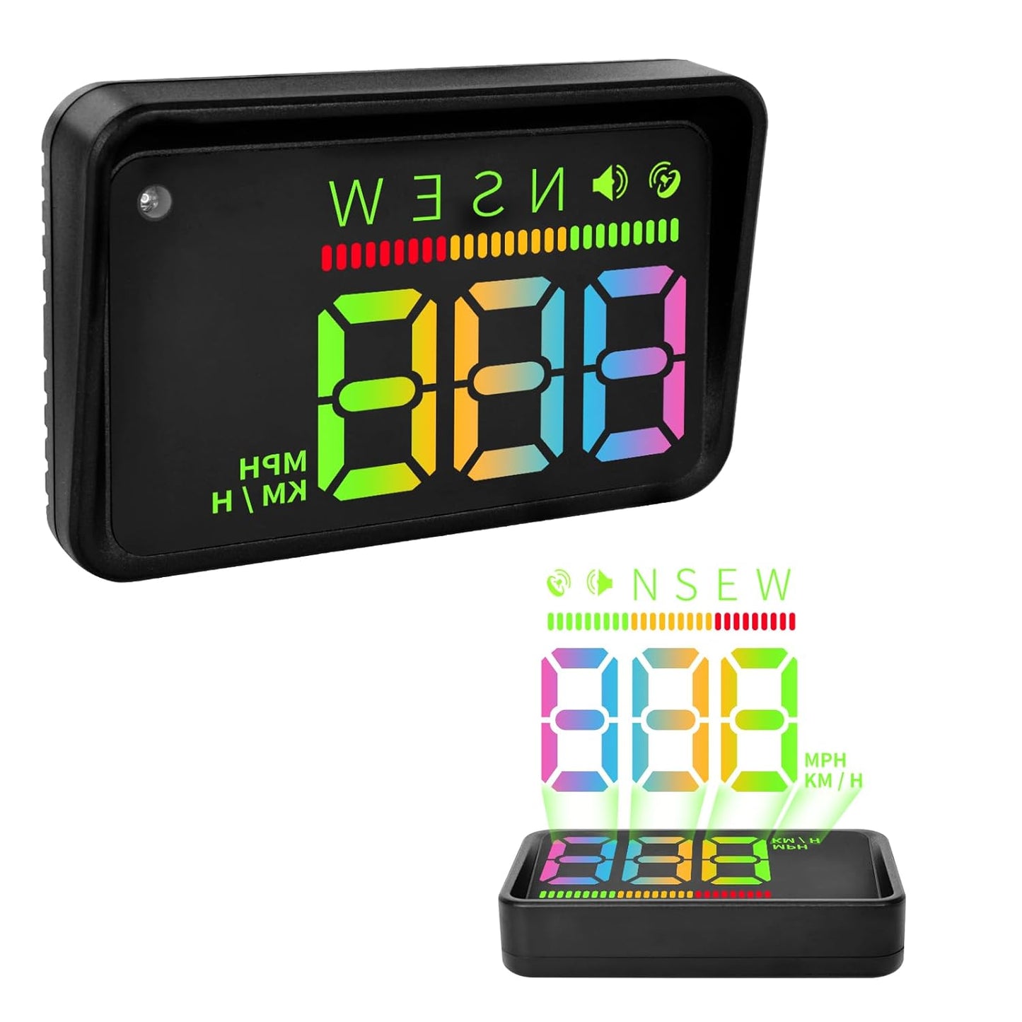 Heads up Display for Cars,HUD,Head up Display for Car,Car Speedometer Display,Automatic Brightness Adjustment,Speeding Alert,USB Cable Plug & Play