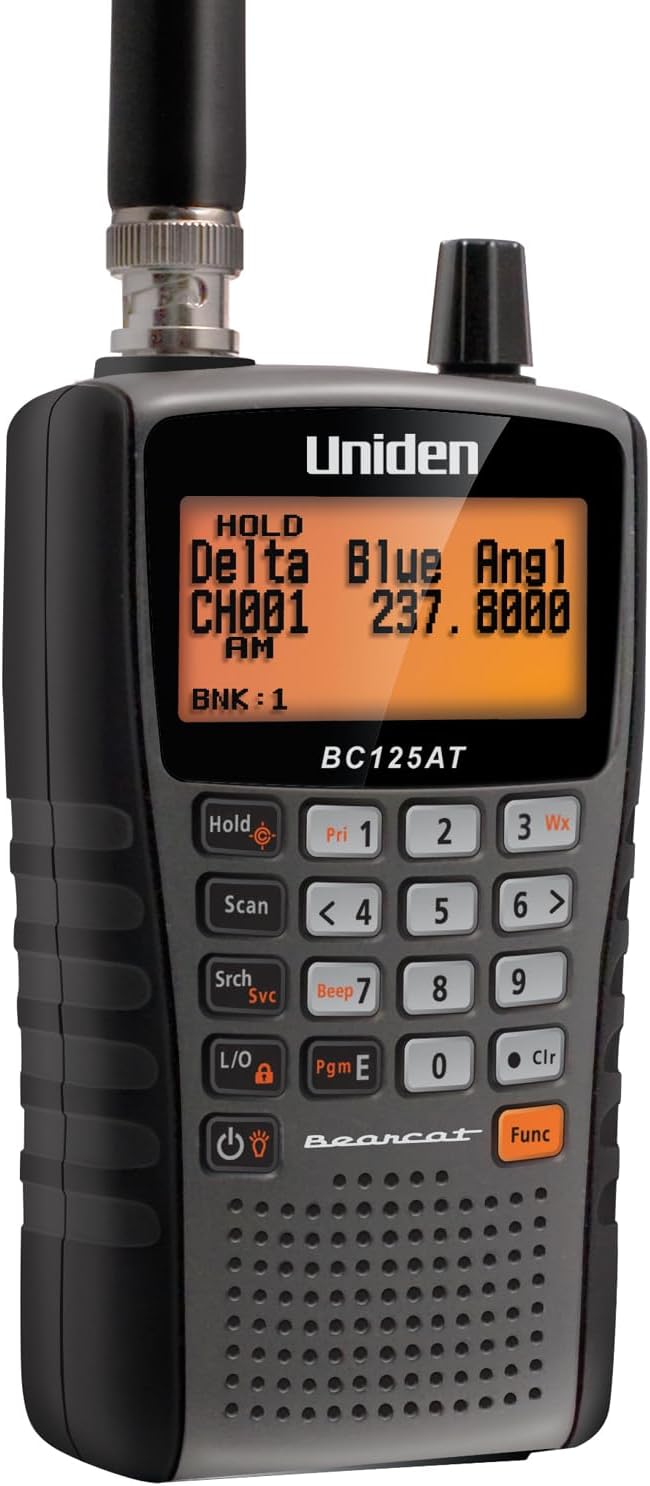 Uniden Bearcat BC125AT Handheld Scanner, 500-Alpha-Tagged Channels, Close Call