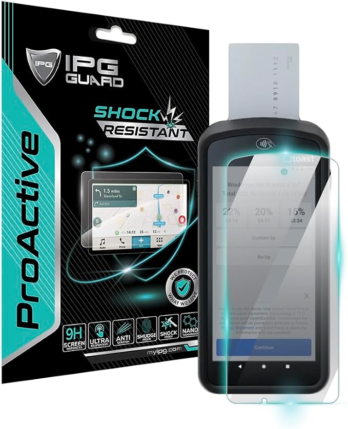 IPG ProActive Made for TOAST Go 2 Handheld POS Terminal Touchscreen Display 9H