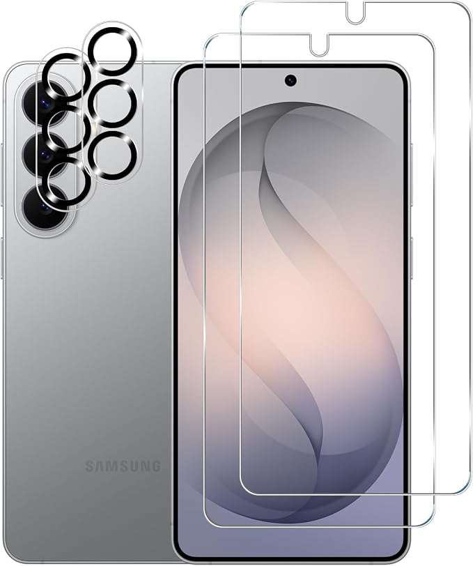 BIGFACE Galaxy S26 Plus Tempered Glass Screen Protector + Camera Lens Protector