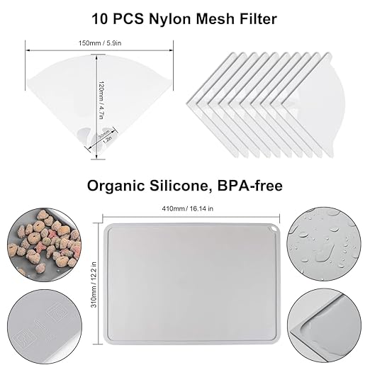 Resin 3D Printer Accessories Kit, Including Cleaning Silicone pad and Stainless