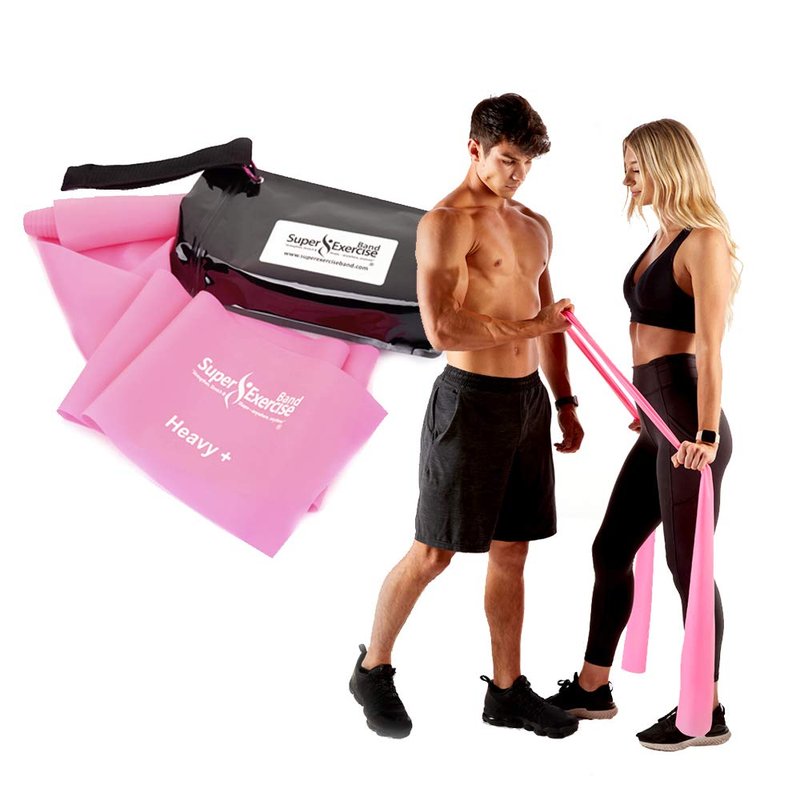Resistance Bands for Working Out | 7Ft Long Resistance Bands |Super Exercise Bands with Carry Pouch and Door Anchor I Latex Free Workout Bands Including an Exclusive Workout App and E-Book