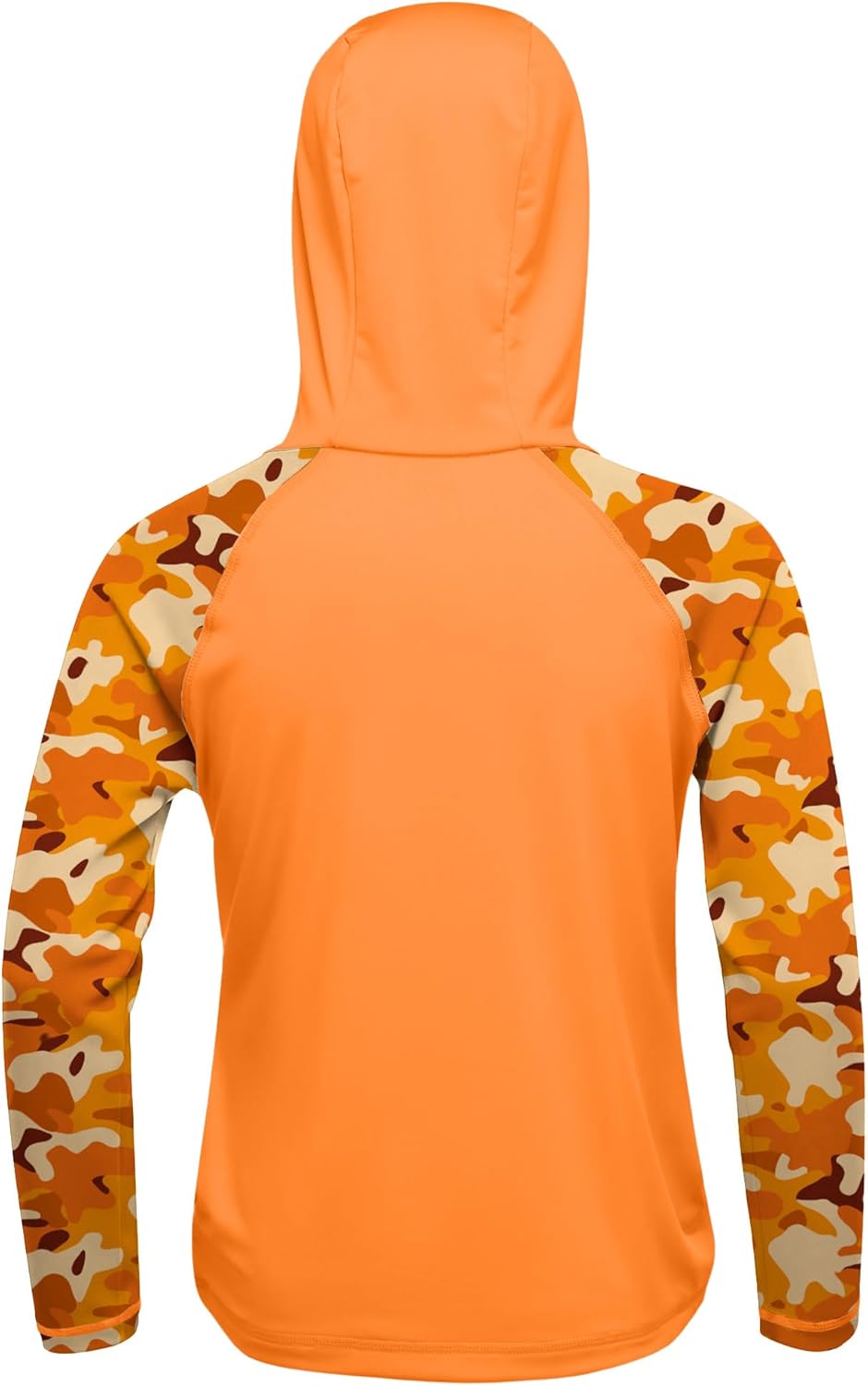 Skiennix Boys Rash Guard Swim Hoodie - UPF 50+ UV Protection Long Sleeve Fishing Shirt | Kids SPF Water Shirt