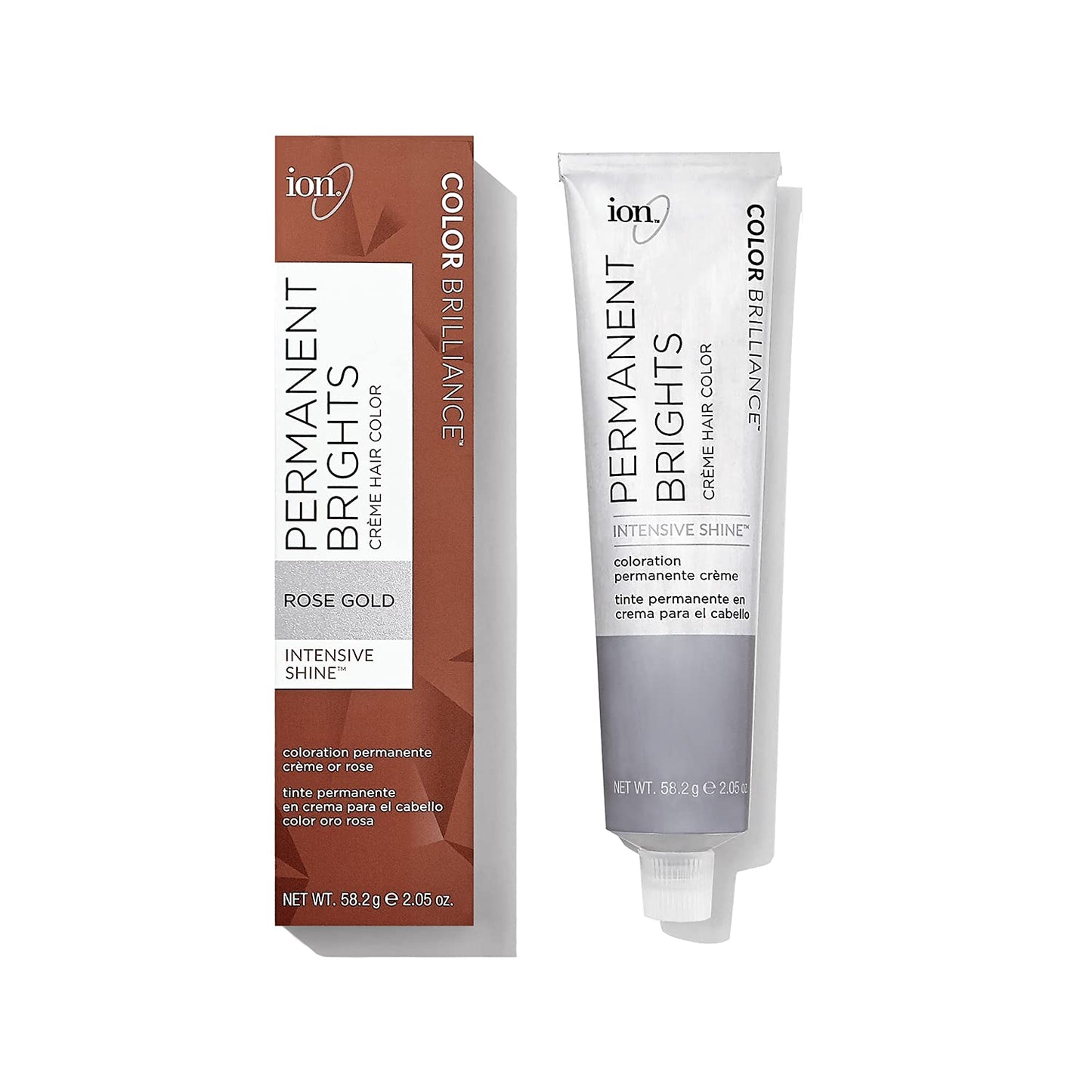 Ion Permanent Brights Creme Hair Color Rose Gold Rose Gold