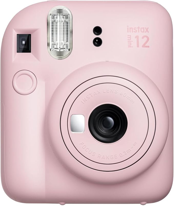 Fujifilm Instax Mini 12 Instant Camera Blossom Pink Bundle