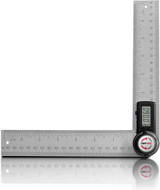 GemRed 82305 Digital Angle Finder Protractor Stainless Steel
