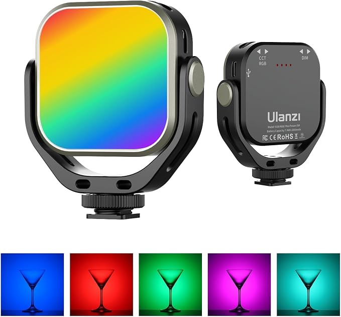 ULANZI VL66 RGB Adjustable Rechargeable 2500-6500K