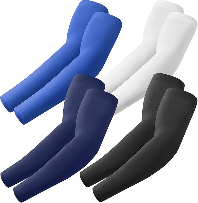 Arm Sleeves, Cooling UV Sun Protection Sports Compression for Men/Women