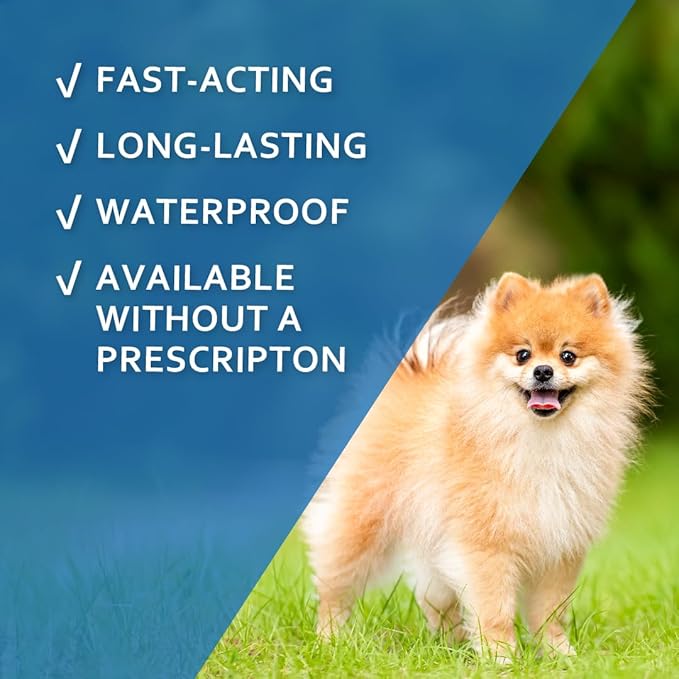 Sentry Fiproguard for Dogs, Flea and Tick Prevention for Dogs (5-22 Pounds), Includes 3 Month Supply of Topical Flea Treatments