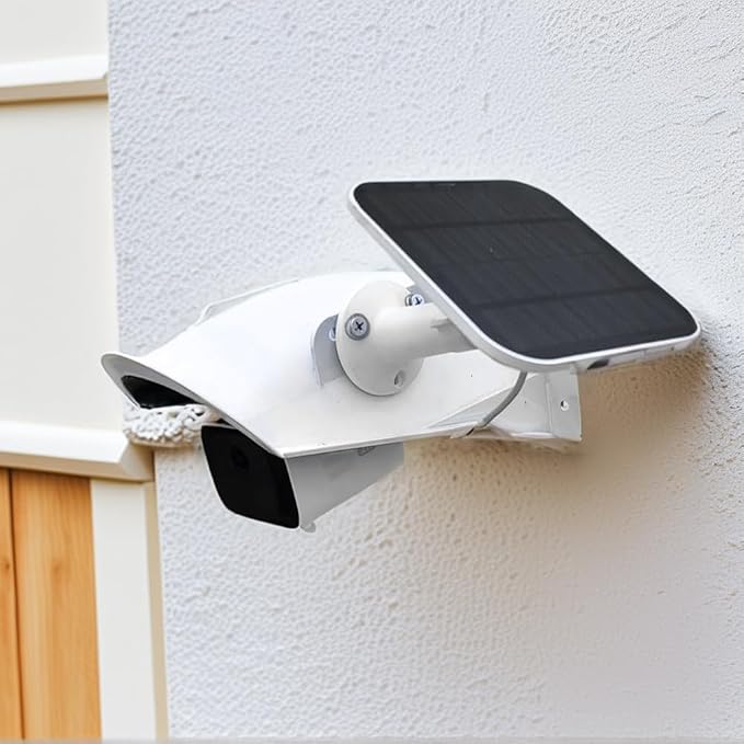 DGQ Outdoor CCTV Camera Top Cover, Weatherproof Glare Protection Cover Sunshade
