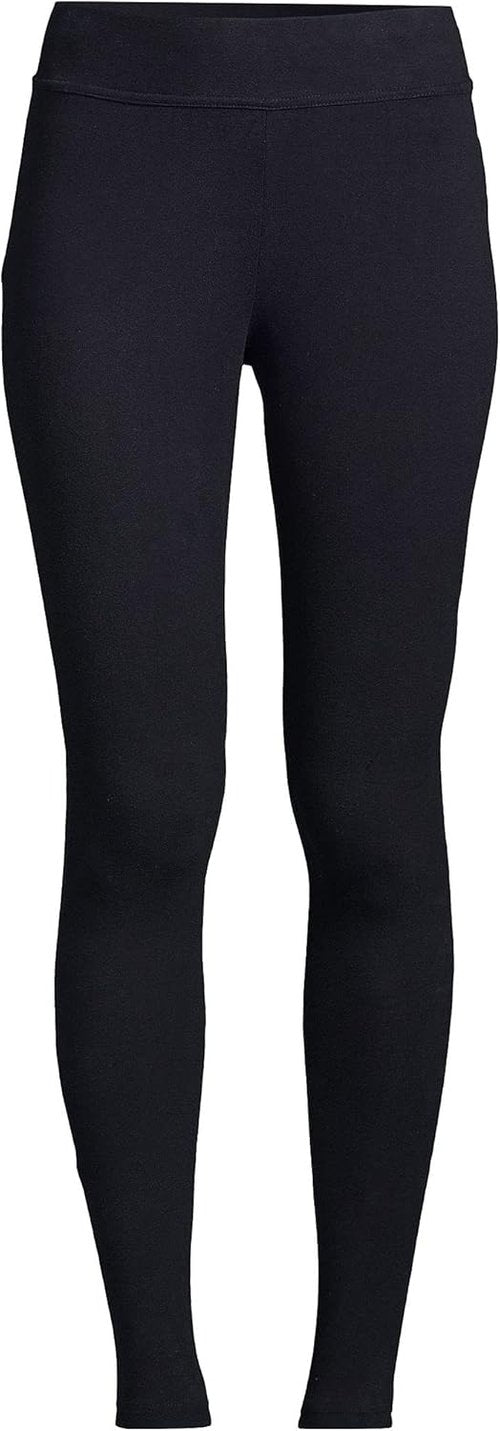 Lands' End Women's Knit Leggings - Comfortable Mid Rise Design | Perfect for Everyday Wear
