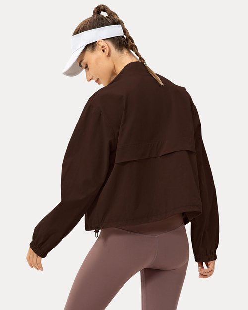 Locachy Women's Lightweight Athletic Jacket - Zip Up, Windproof, Sun Protection | Perfect for Outdoor Workouts