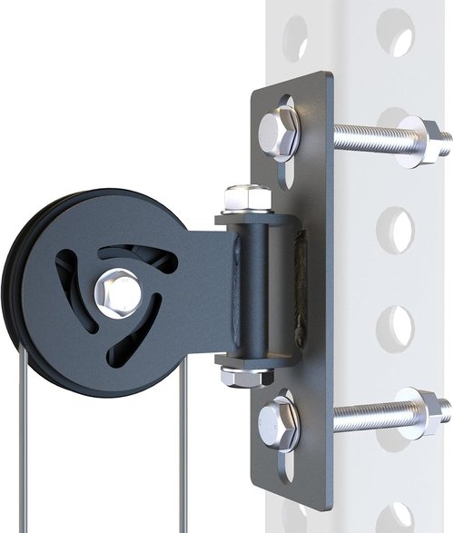 J Bryant Pulley System for Power Rack - Heavy Duty Cable Pulley Attachment for 2x2, 2x3, 3x3 Racks