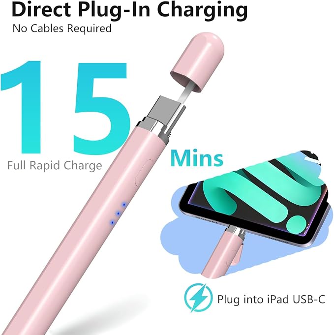 iPad Pencil 1st Generation for iPad, Stylus Pen for Apple Pencil 2nd Generation