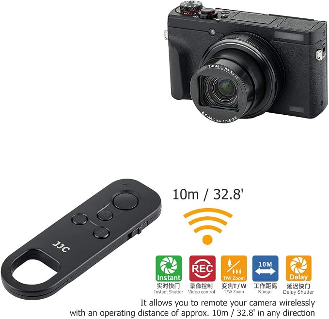 JJC Wireless Bluetooth Remote Control Replace Canon BR-E1