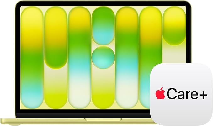 Apple 2026 MacBook Neo 13-inch Laptop with A18 Pro chip: Built for AI and Apple Intelligence, Liquid Retina Display, 8GB Unified Memory, 256GB SSD Storage; Citrus with AppleCare+ (3 years)