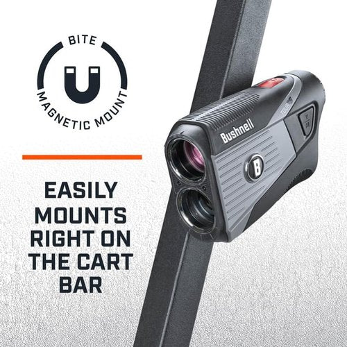 Bushnell Golf Tour V5 - Premium Laser Rangefinder with Patriot Pack | Sleek Black Design