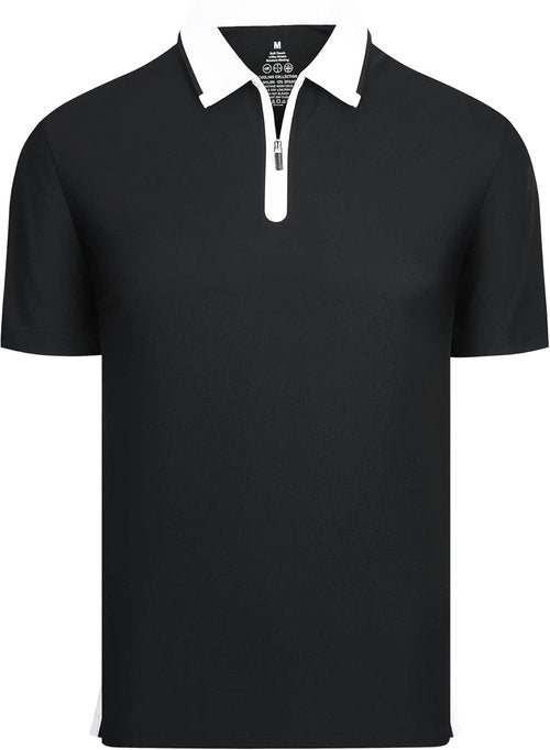Alex Vando Men's Golf Shirt - Quick Dry Stretch Performance Polo | Short Sleeve Design
